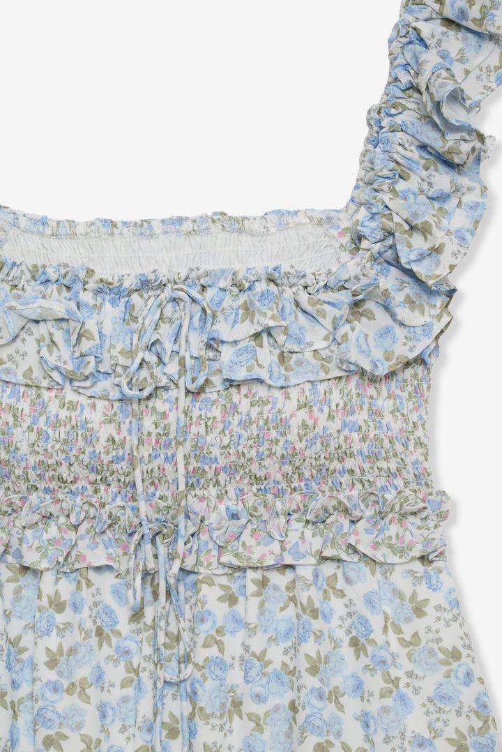 Riley Mini Dress — Blue Product Image