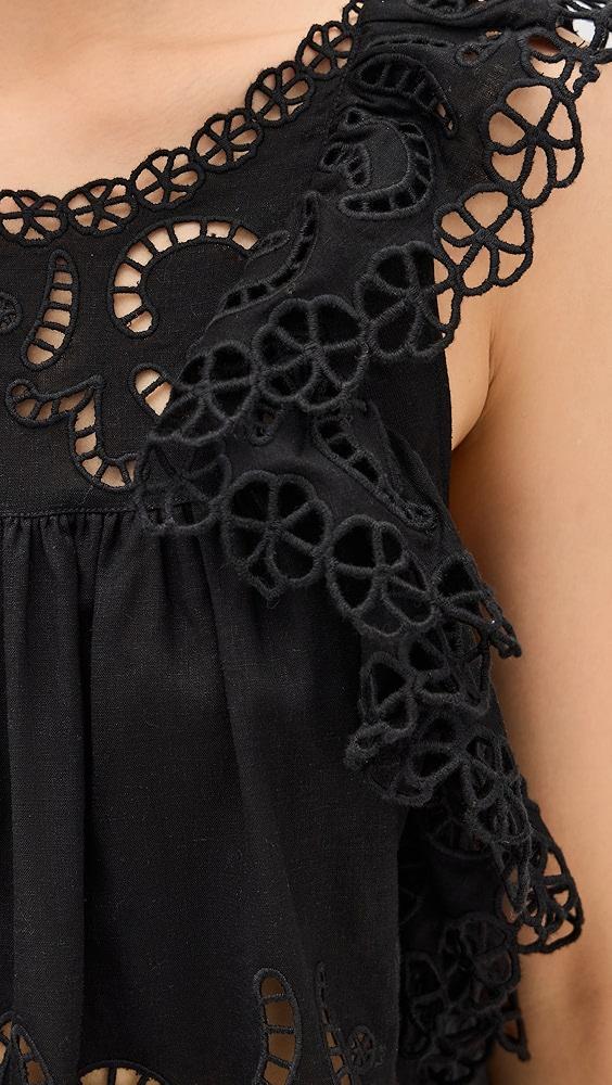 Sea Marja Embroidery Flutter Tank | Shopbop Product Image