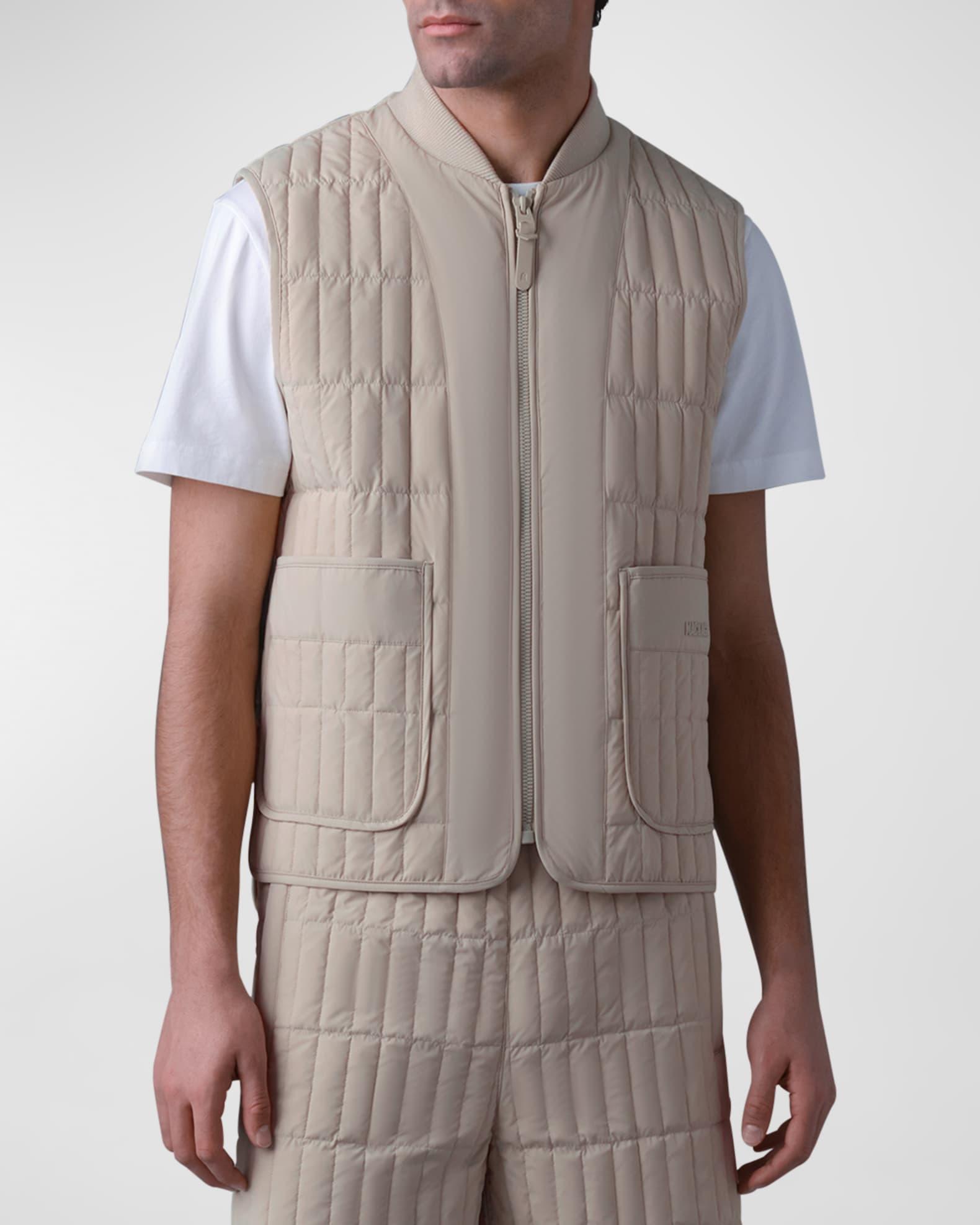 Men's Levi Water-Resistant Quilted Down Vest Product Image