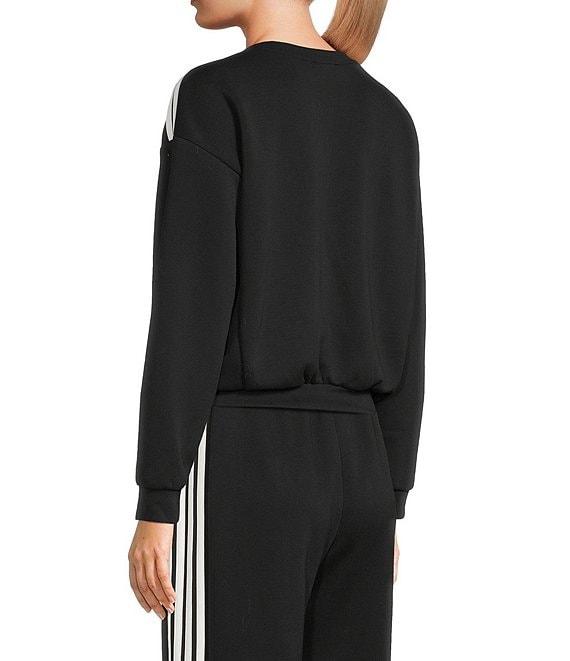 Moa Moa Dolman Sleeve Cropped Crew Neck T-Shirt Product Image