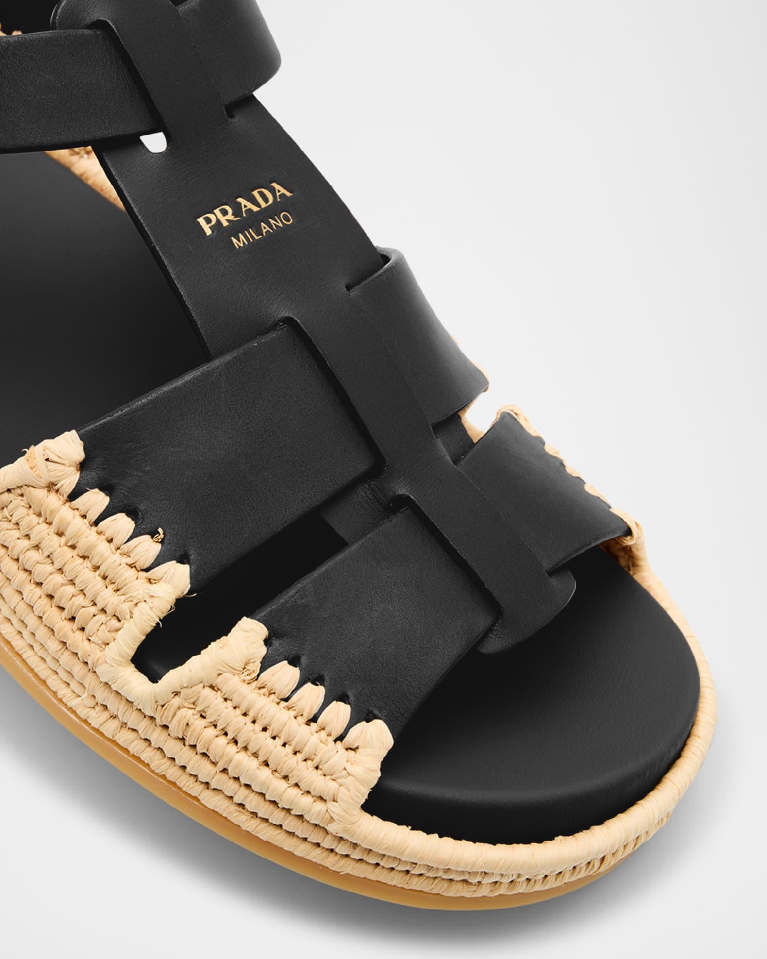 Leather Fisherman Espadrille Sandals Product Image