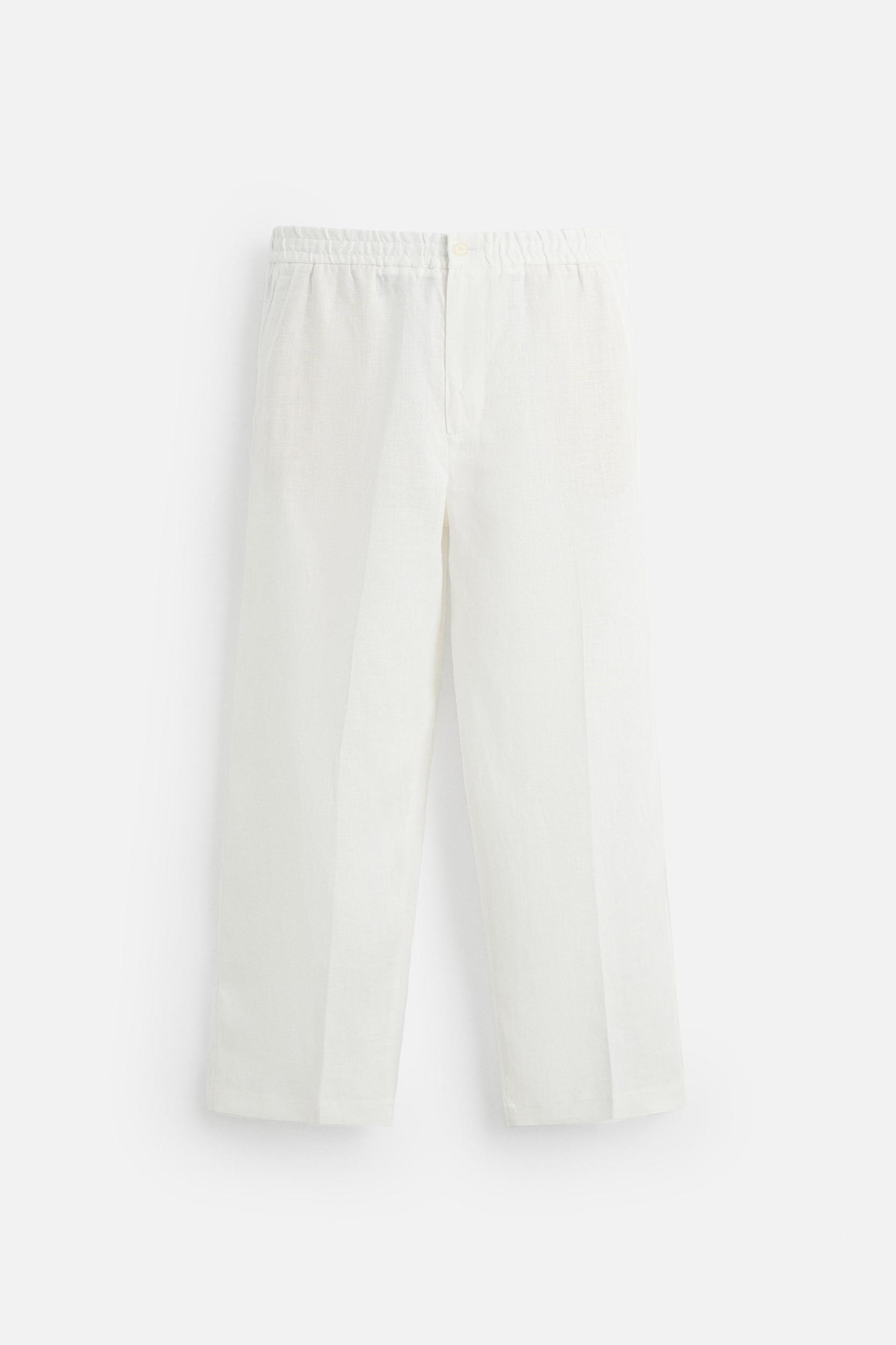 100% LINEN SUIT PANTS Product Image