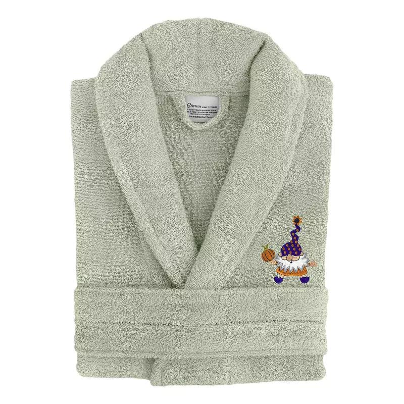 Linum Home Textiles Adult 100% Turkish Cotton Terry Embroidered Bath Robe - Halloween Gnomes, Adult Unisex,  Product Image