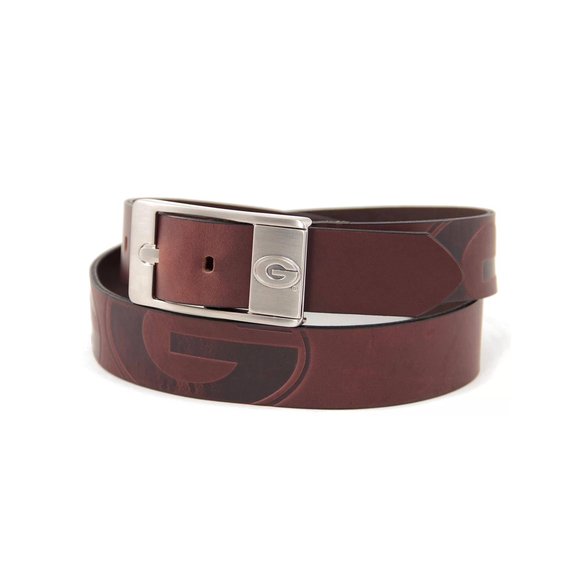 Men's North Carolina State Wolfpack Brandish Leather Belt,  Product Image