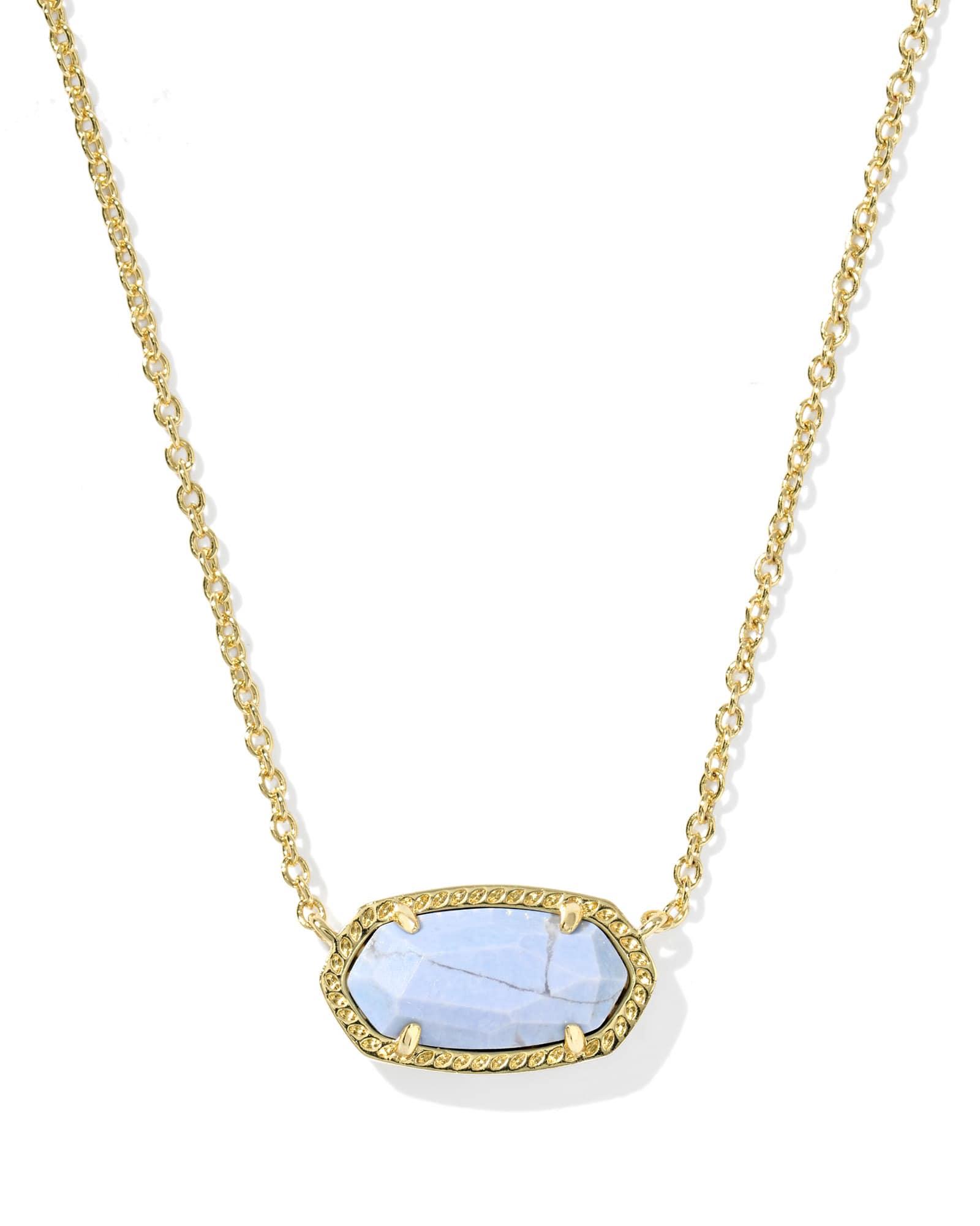 Elisa Gold Short Pendant Necklace Product Image