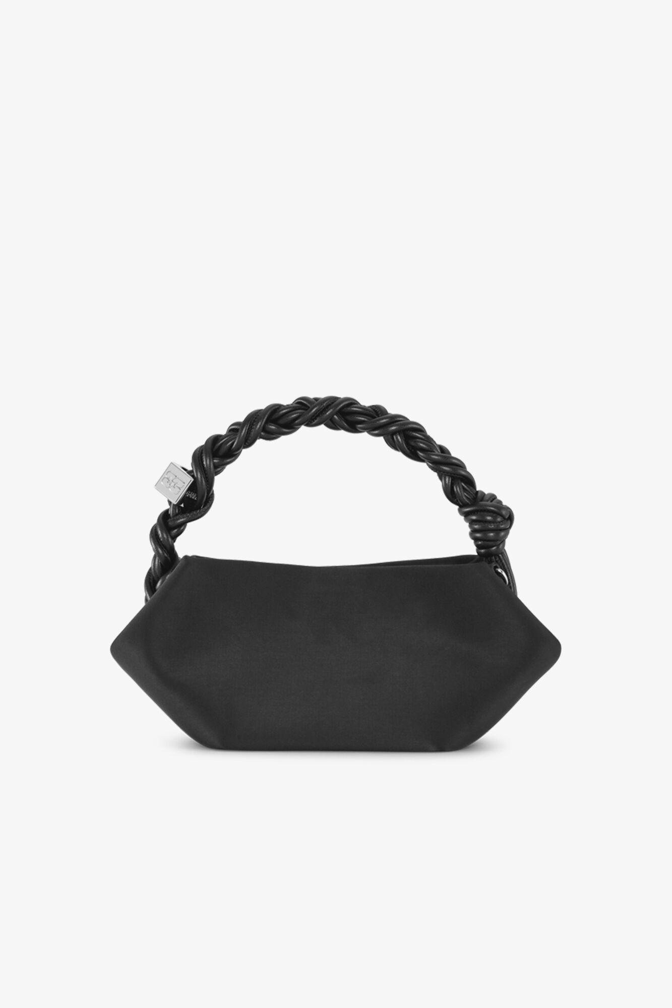 Black Satin Mini GANNI Bou Bag Product Image