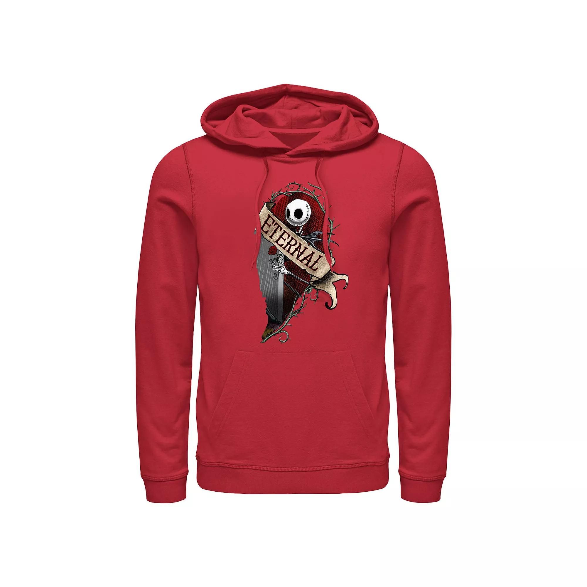 Disney's The Nightmare Before Christmas Jack Eternal Men's Graphic Hoodie, Size: Large, Red Product Image