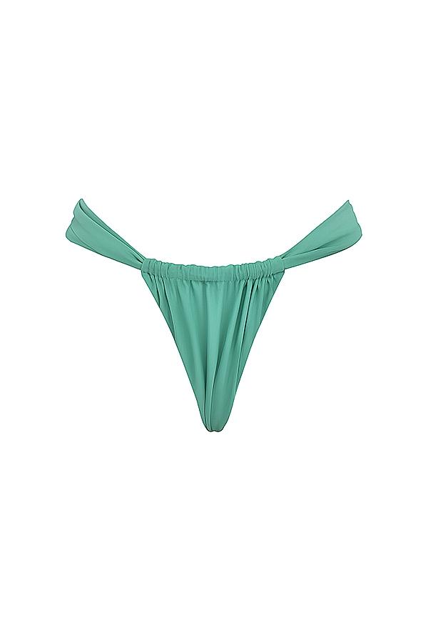 Athens  eucalyptus gathered high leg bikini bottom Product Image