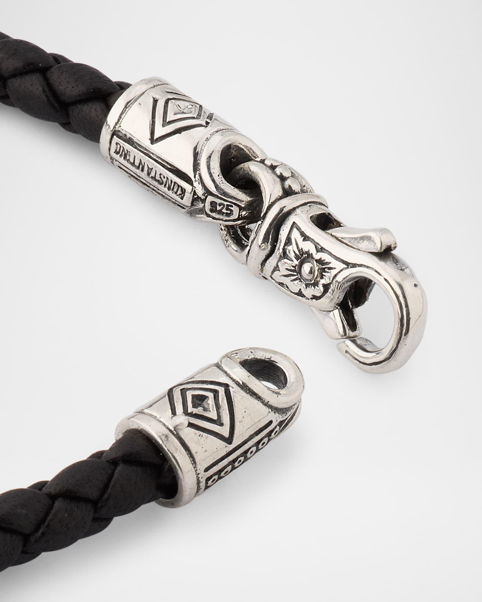 Mens Hydra Leather Bracelet Product Image