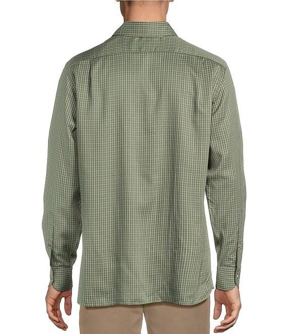 Cremieux Blue Label Thin Line Check Twill Long Sleeve Woven Shirt Product Image