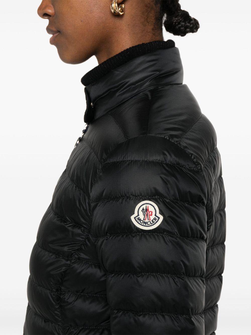 MONCLER Polyamide Igelle Jacket High Collar Quilted In Black Product Image