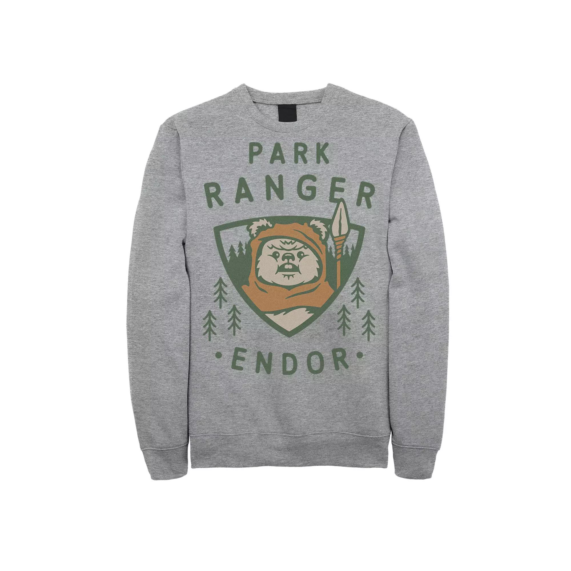 Big & Tall Star Wars Ewok Park Ranger Endor Fleece Sweatshirt, Men's,  Product Image