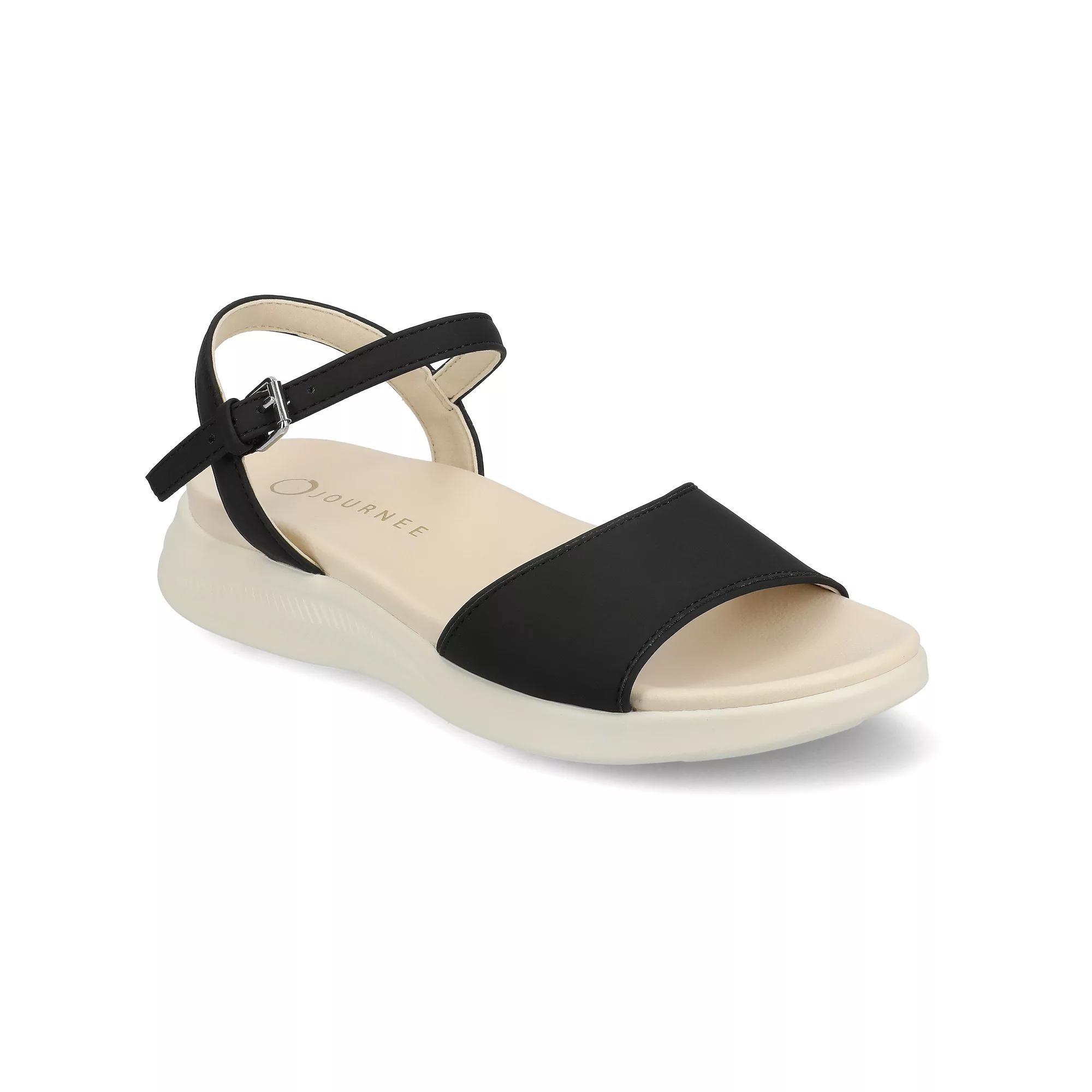 Journee Jaylee Ankle Strap & Buckle Women's Sandals,  Product Image