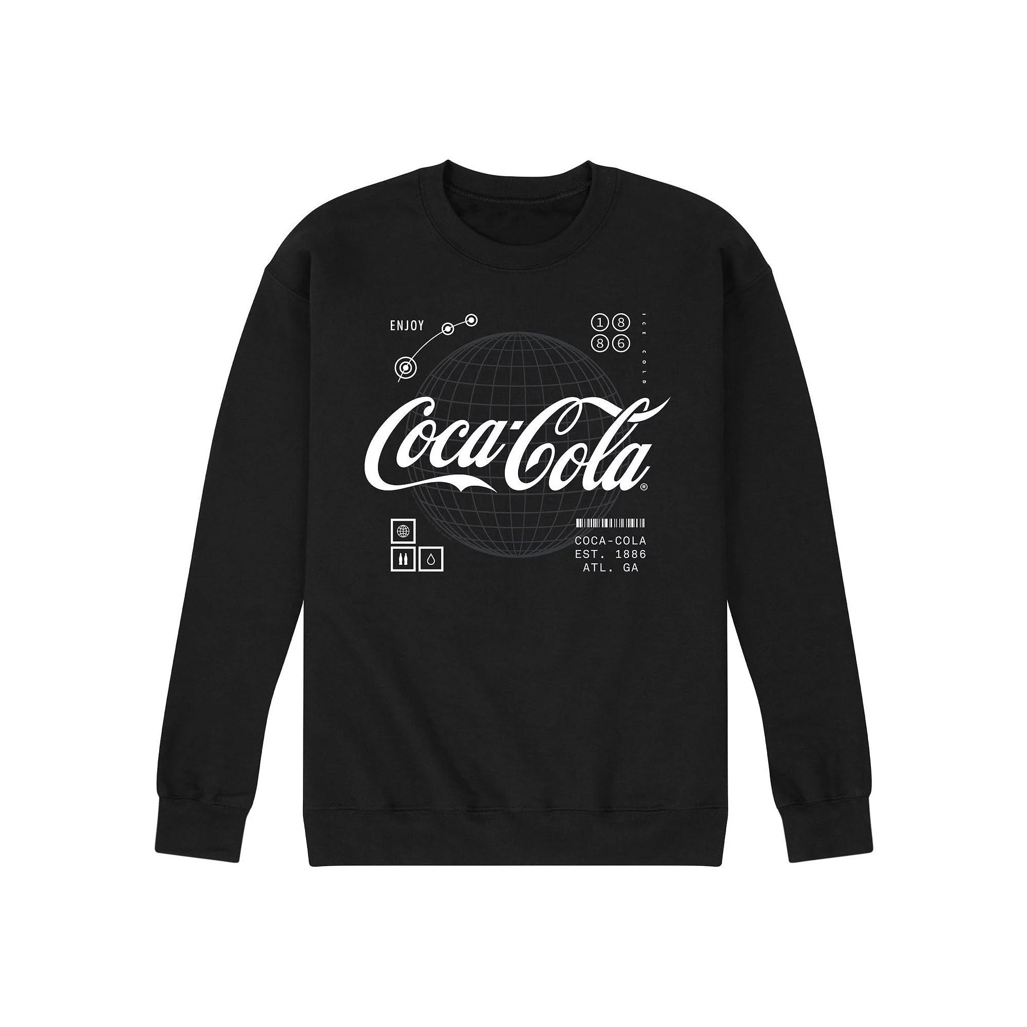 Men's CocaCola Logo Graphic Sweatshirt,  Product Image