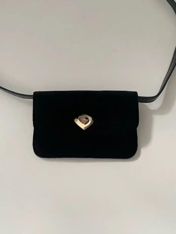 Heart Buckle Crossbody Mini Bag Product Image