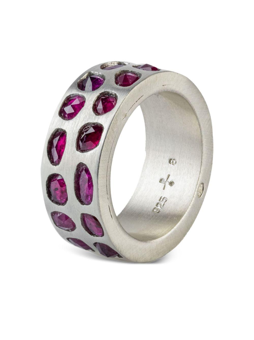 sterling silver Sistema ruby ring Product Image