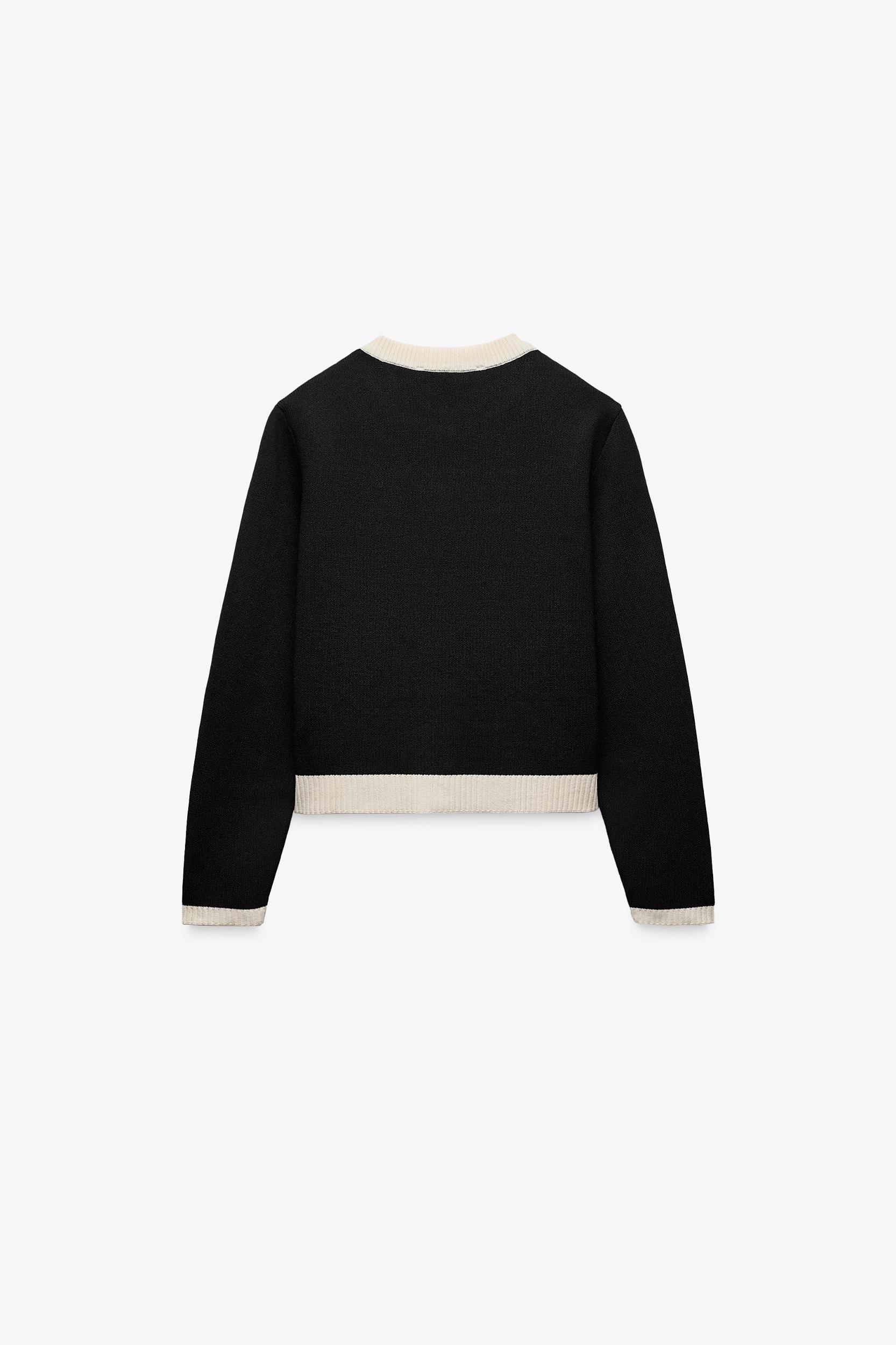 CARDIGAN WITH GOLD BUTTONS Product Image