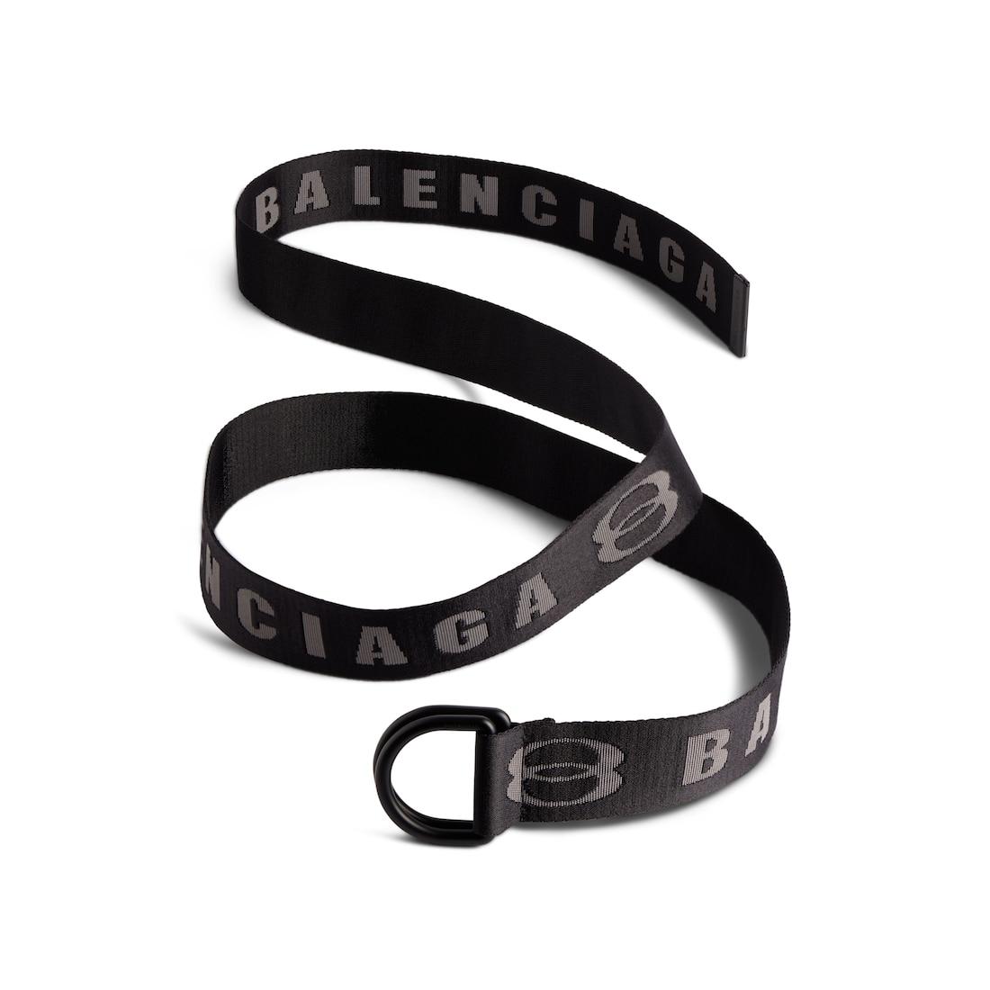 Men's D Ring Belt  in Dark Grey Product Image