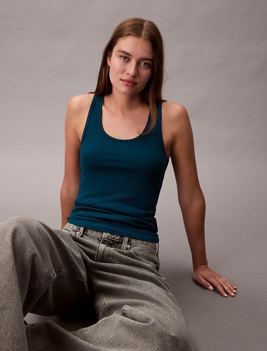 Cotton Contour Rib Tank Product Image