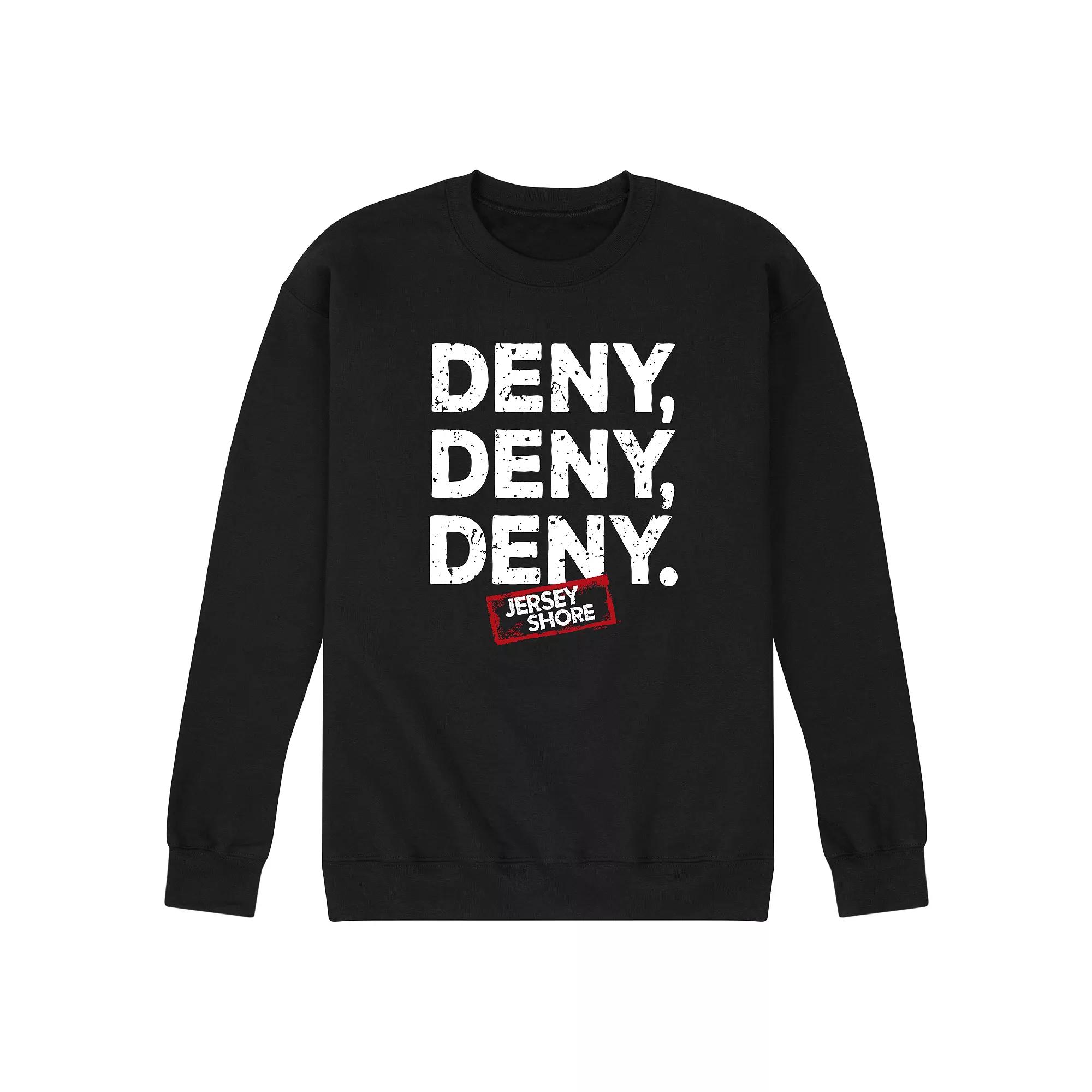 Men's Jersey Shore Deny Deny Deny Graphic Fleece,  Product Image