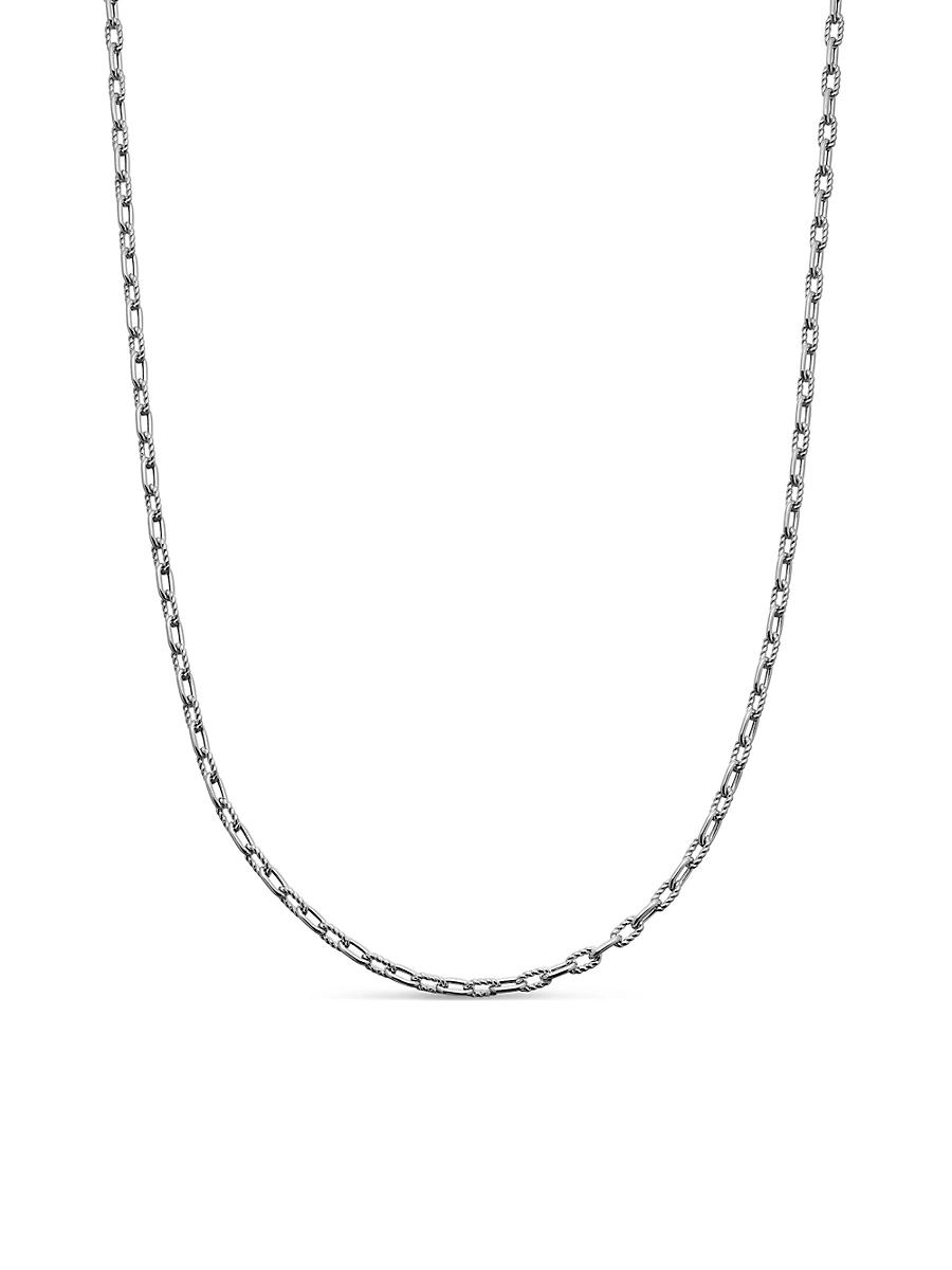 Mens DY Madison Chain Necklace in Sterling Silver Product Image