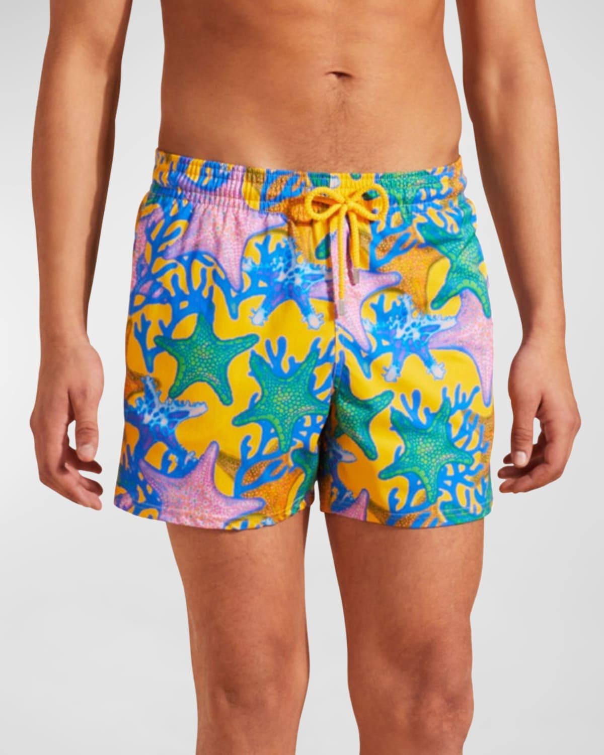 Vilebrequin Men's Glowed Stars Stretch Swim Trunks Product Image