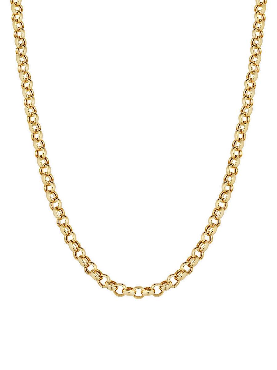 Womens 14K Yellow Gold Rimini Rolo Necklace Product Image