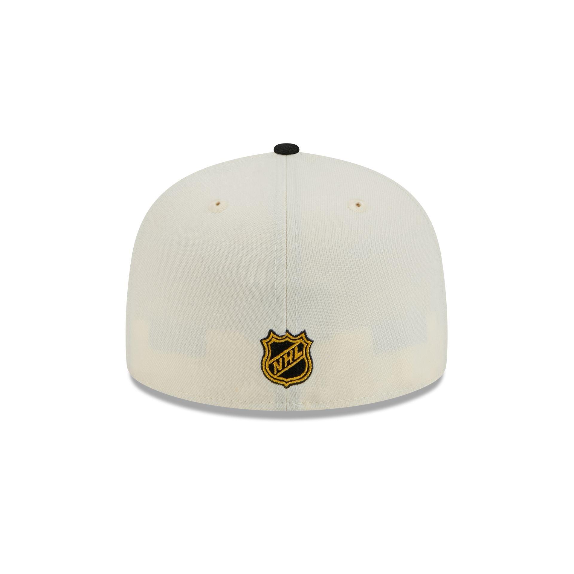 Boston Bruins Chrome White 59FIFTY Fitted Hat Male Product Image