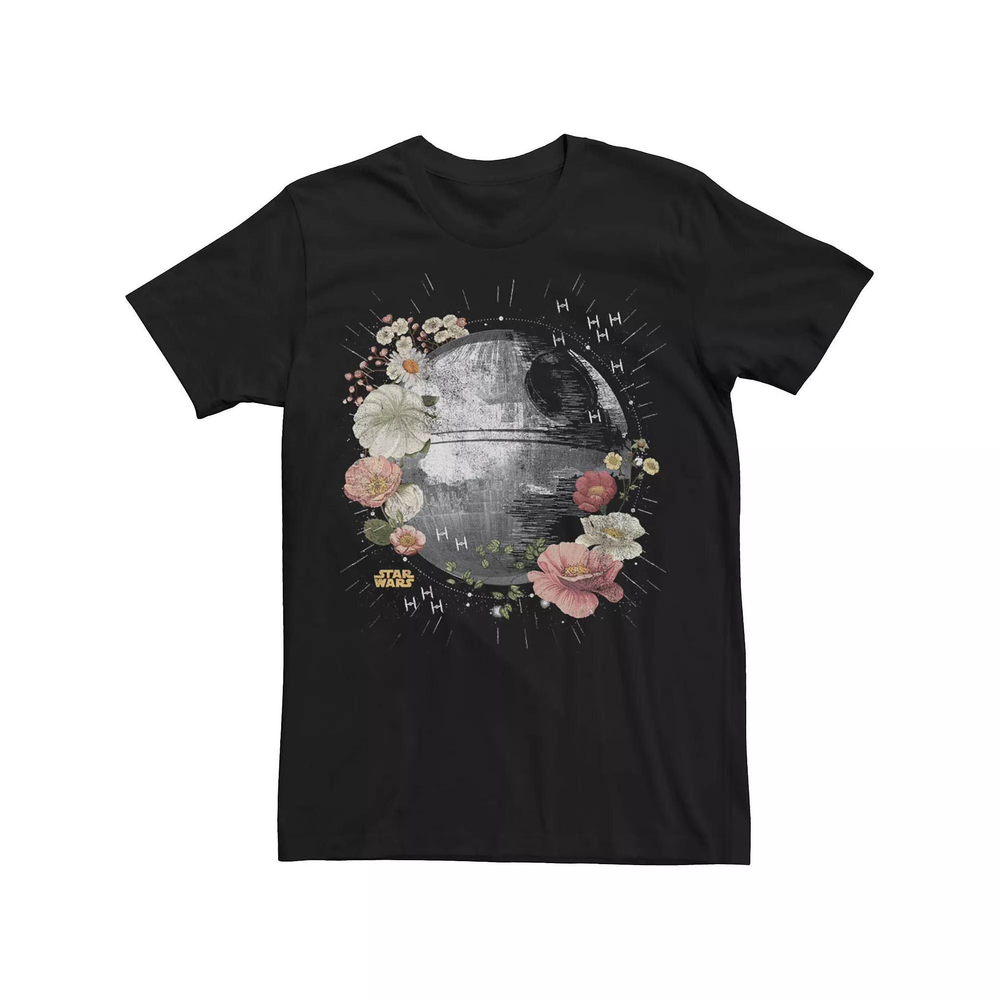 Men's Star Wars Floral Death Star Tee,  Product Image