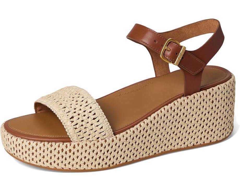 Women's FitFlop Platfforms Woven Wedge Ankle-Strap Sandals Product Image