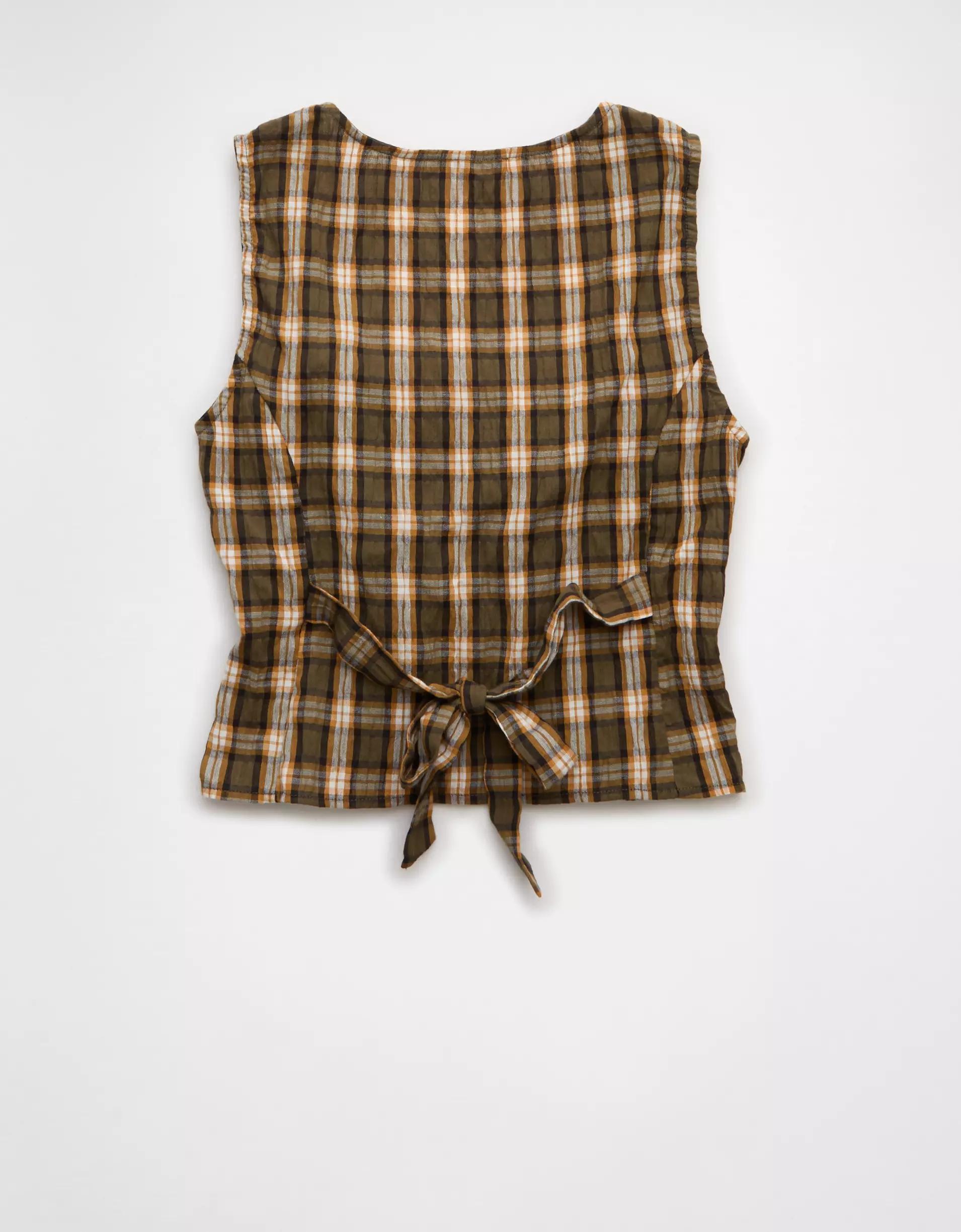 AE Pintuck Corset Tank Top Product Image