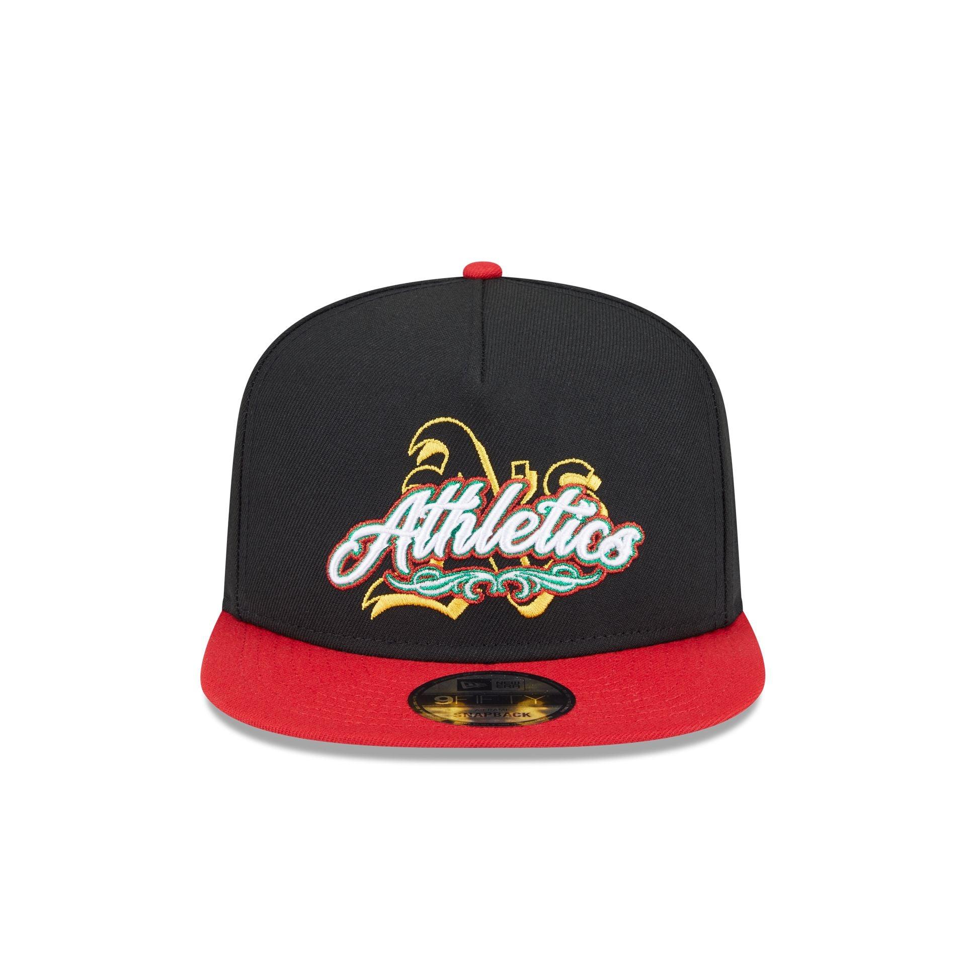 Athletics City Script 9FIFTY A-Frame Snapback Hat Male Product Image