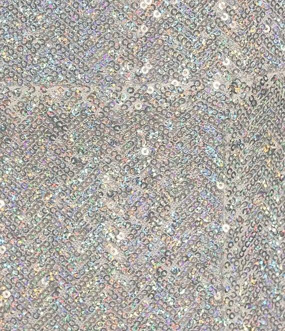 Next Up Sequin V-Neck Spaghetti Strap Tie Back Front Slit Dress Product Image