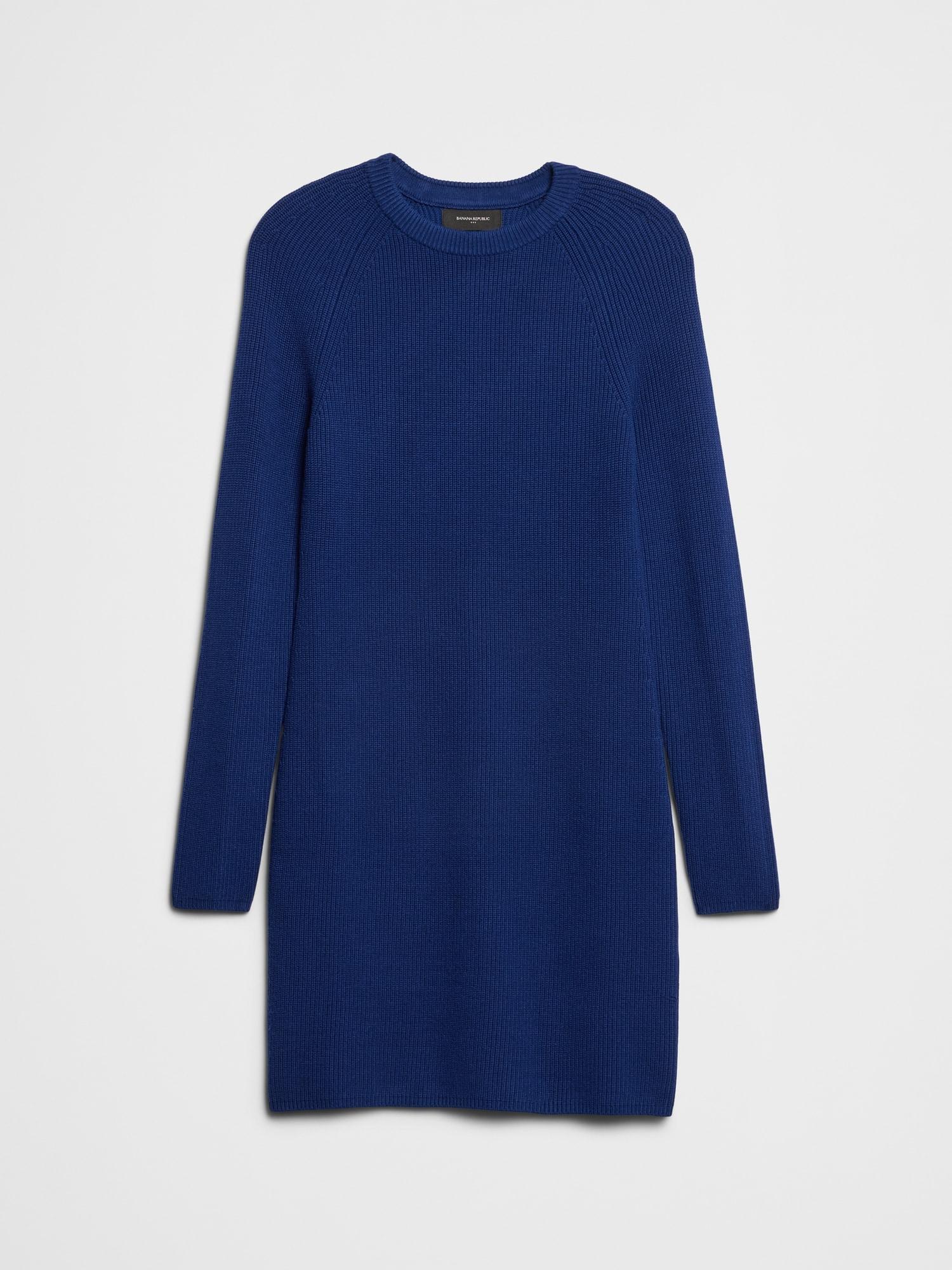 Dolman-Sleeve Mini Sweater Dress Product Image