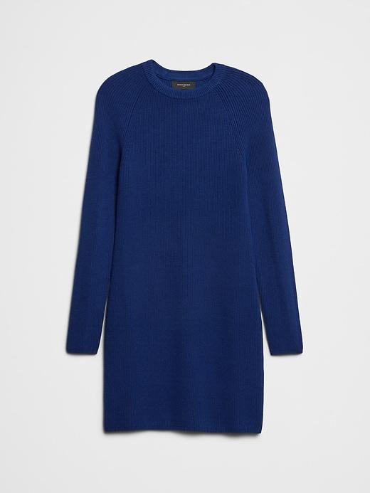 Dolman-Sleeve Mini Sweater Dress Product Image