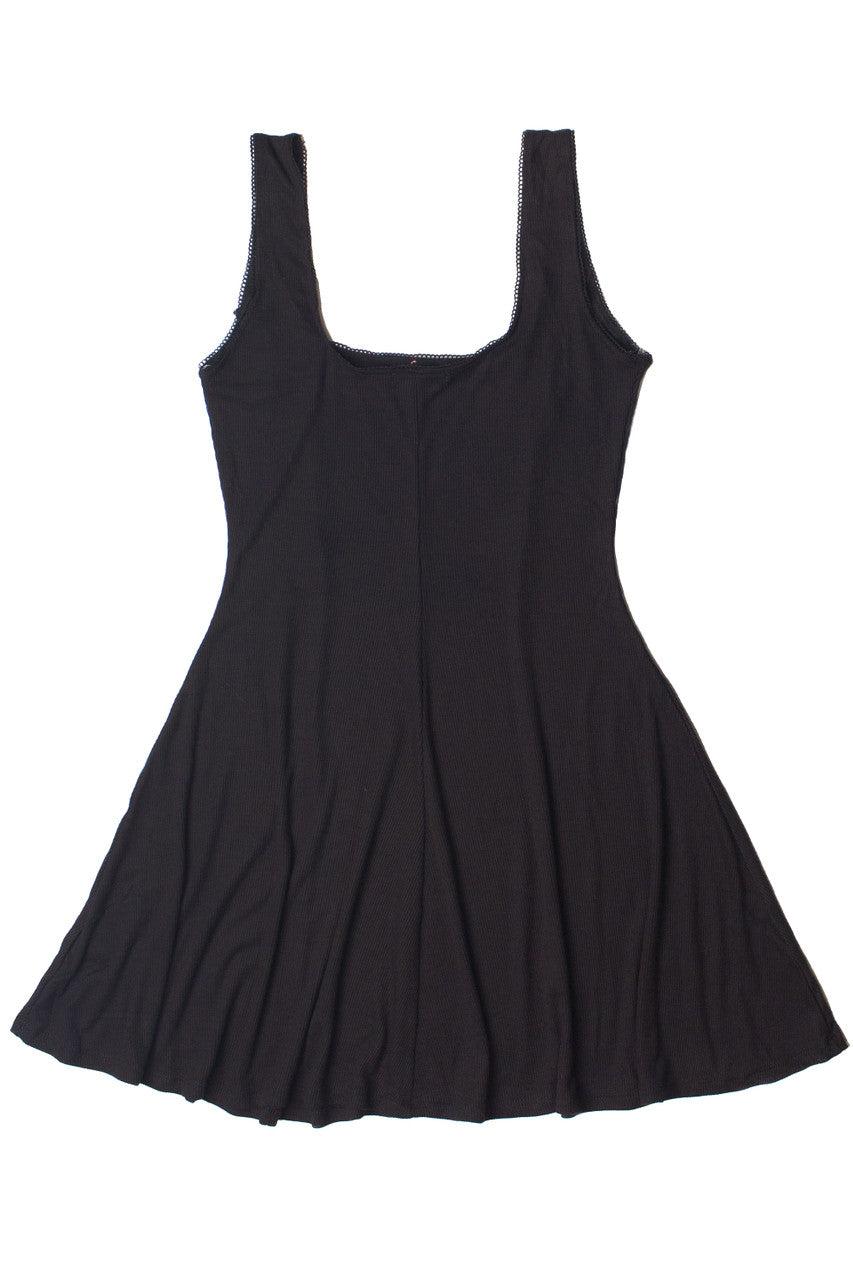 Ribbed Rose Bud Skater Dress Product Image
