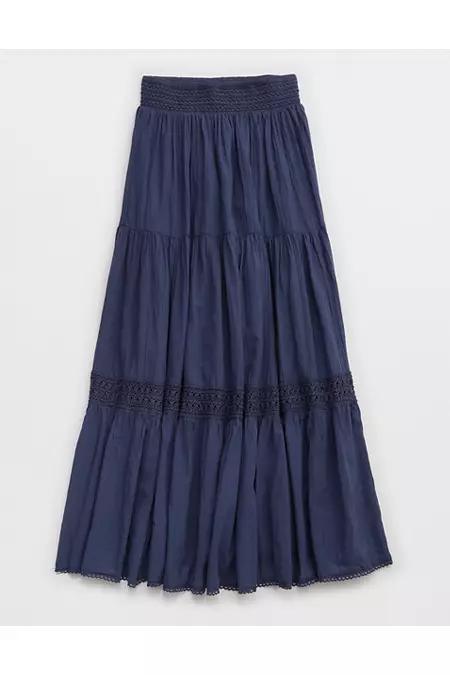 Aerie Crochet The Day Maxi Skirt Women's Product Image