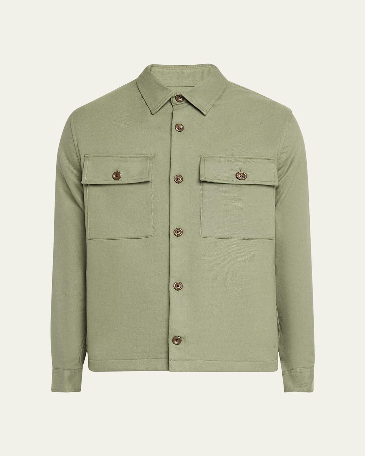 Double-Face Workwear Shirt Jacket Product Image