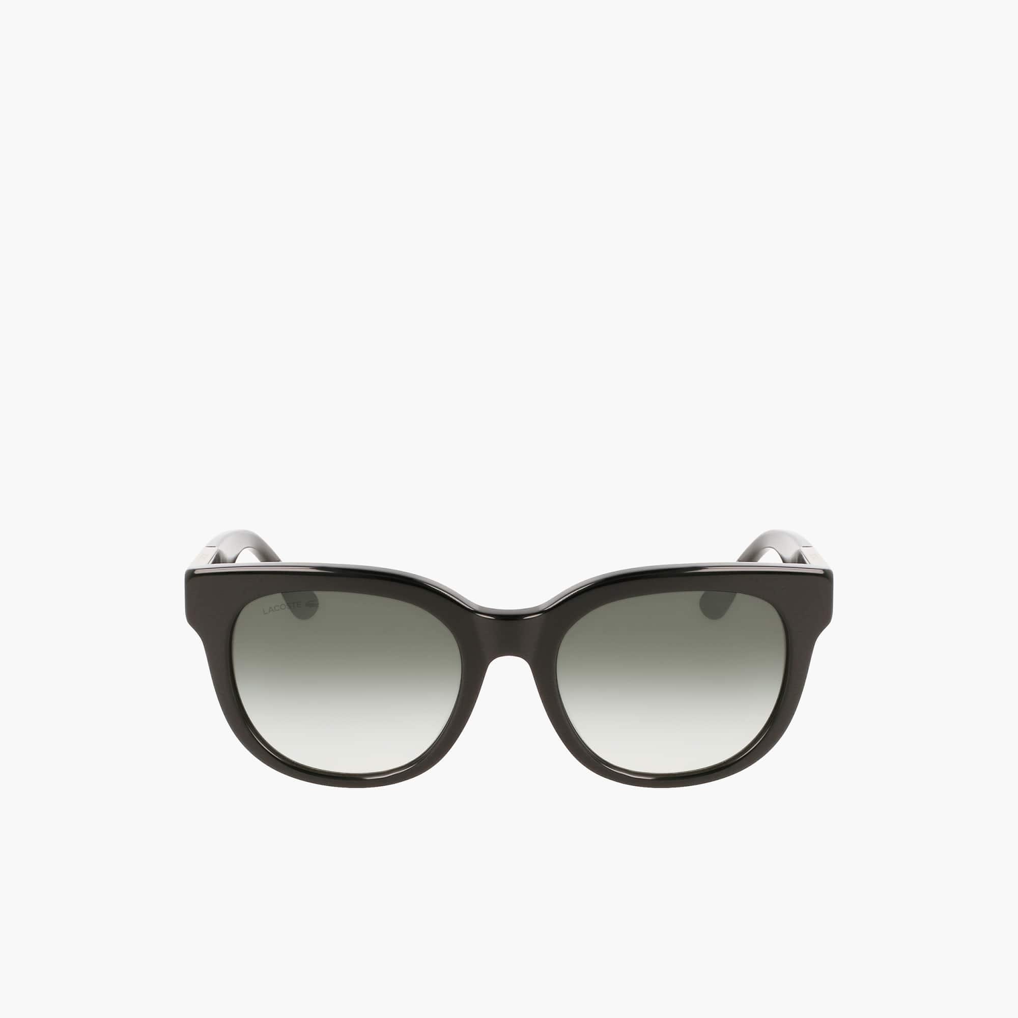 Croco Skin Oval Acetate Glasses Product Image