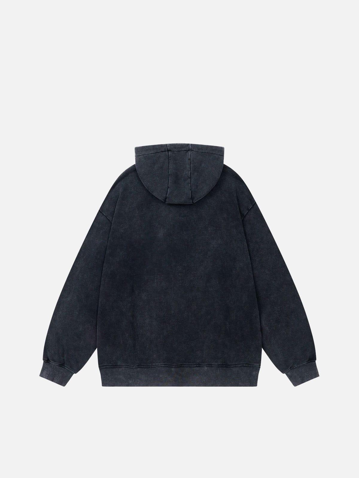 Aelfric Eden Abstract Shadow Graphic Washed Hoodie Product Image