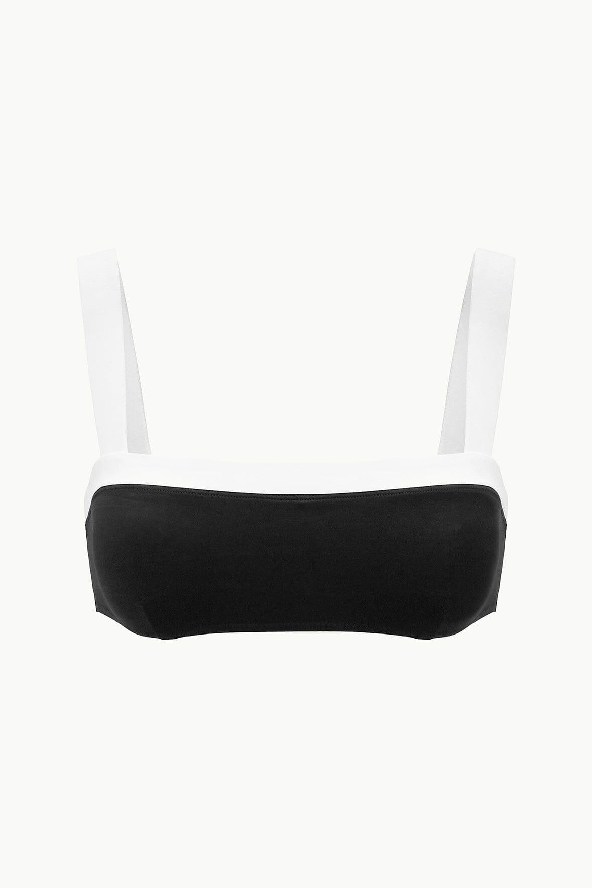 GEMMA BIKINI BOTTOM | BLACK WHITE Product Image