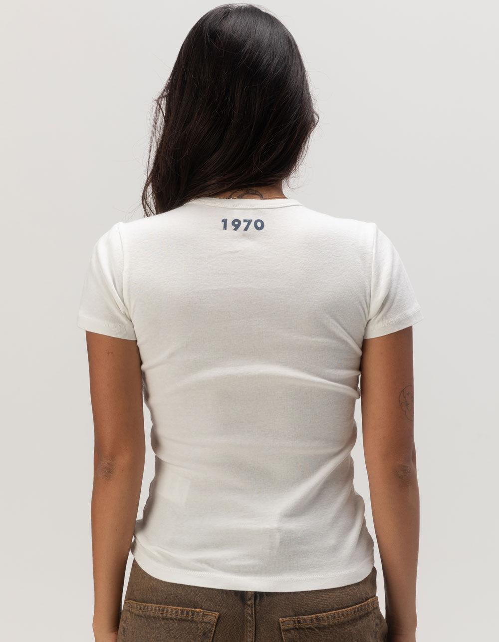 BDG Urban Outfitters Serotonin Sports Womens Baby Tee - WHITE Product Image