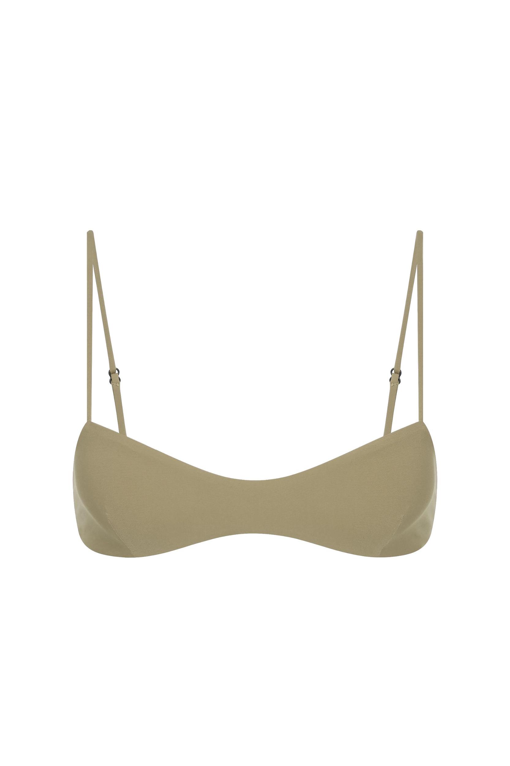 Sete Bikini Top Khaki - Final Sale Product Image