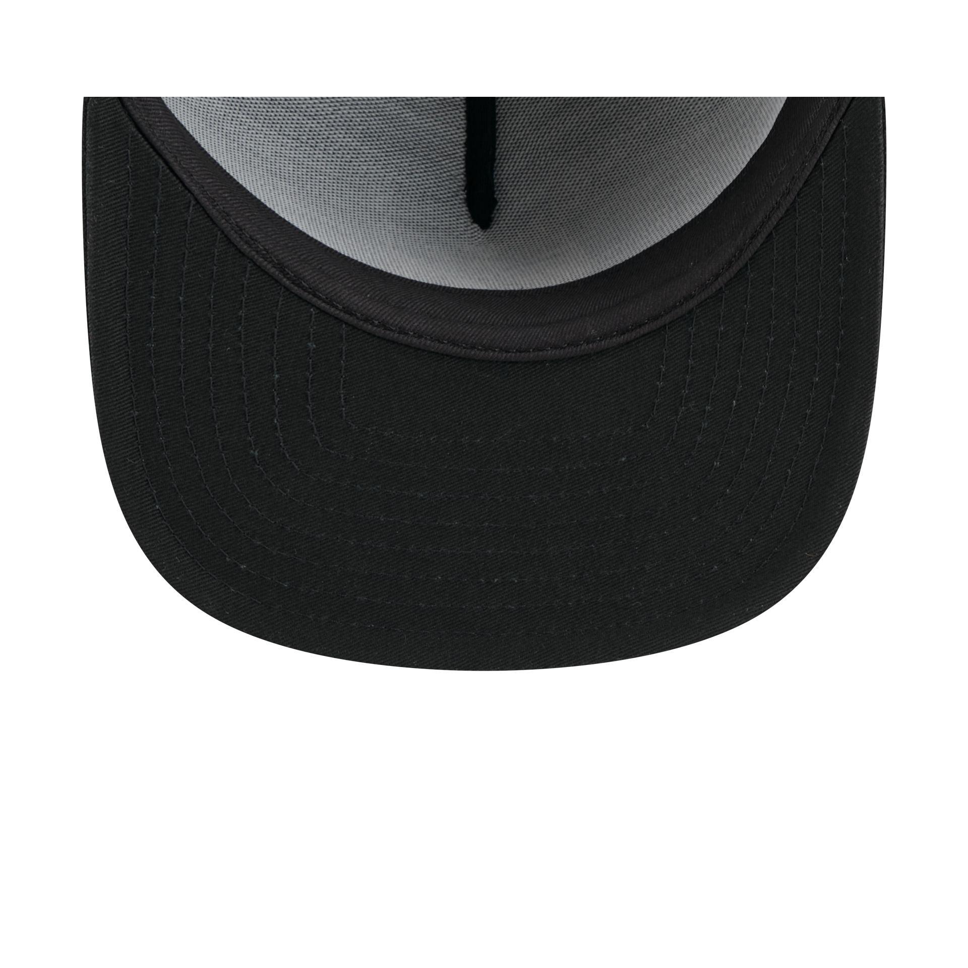 New Era Cap Navy Melton Wool Retro Crown 9FIFTY Strapback Hat Male Product Image