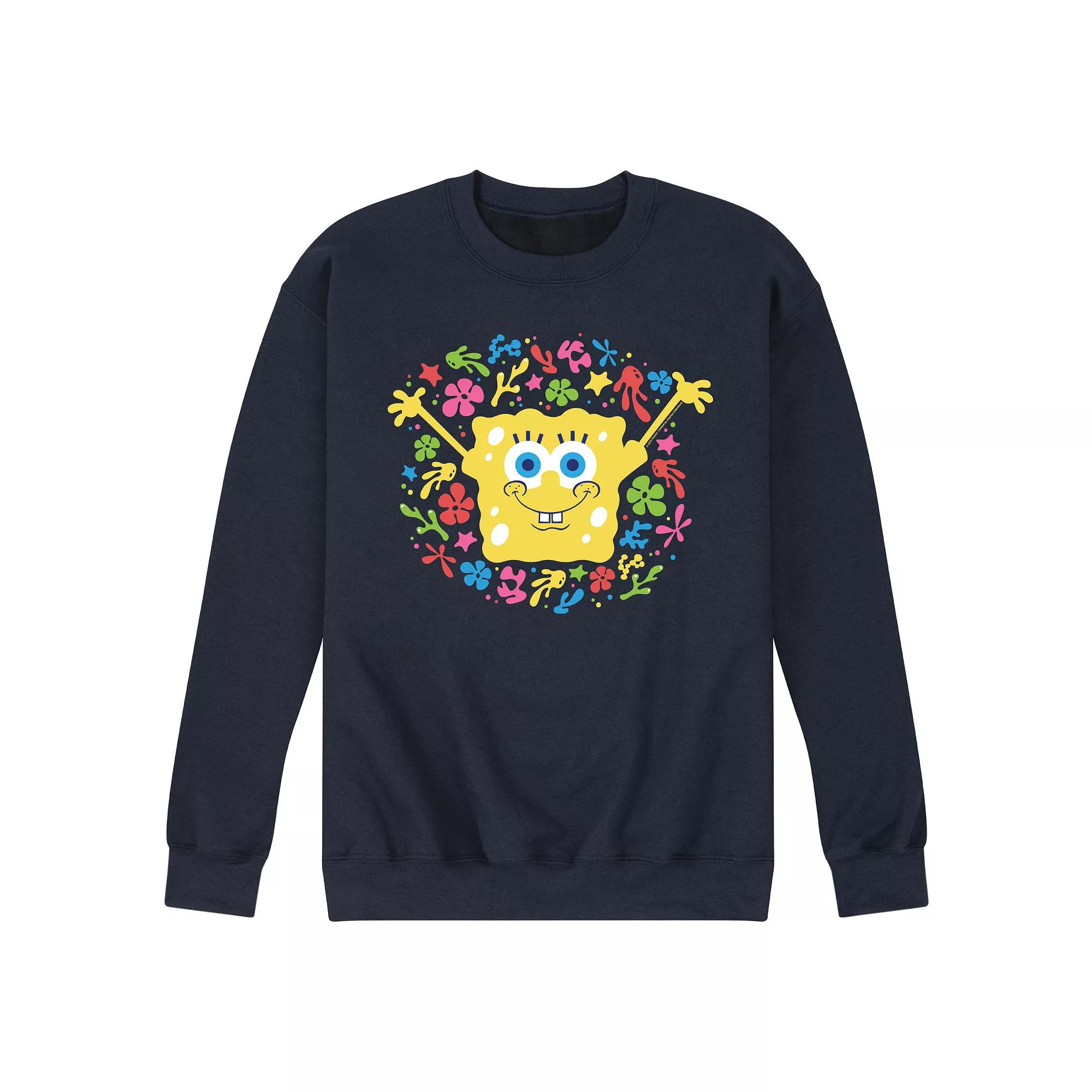Men's SpongeBob SquarePants Fleece Sweatshirt,  Product Image
