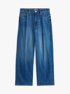 Medium Wash High-Rise Wide-Leg Jean Product Image