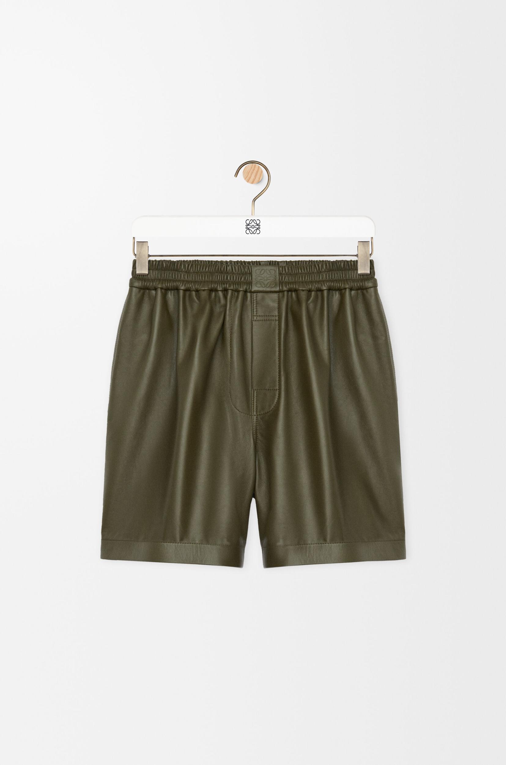 Shorts in nappa lambskin Product Image