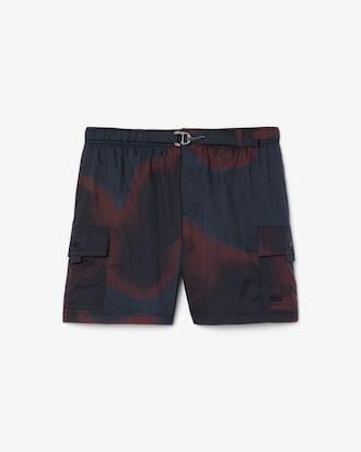 Ombré Print Nylon Cargo Shorts Product Image