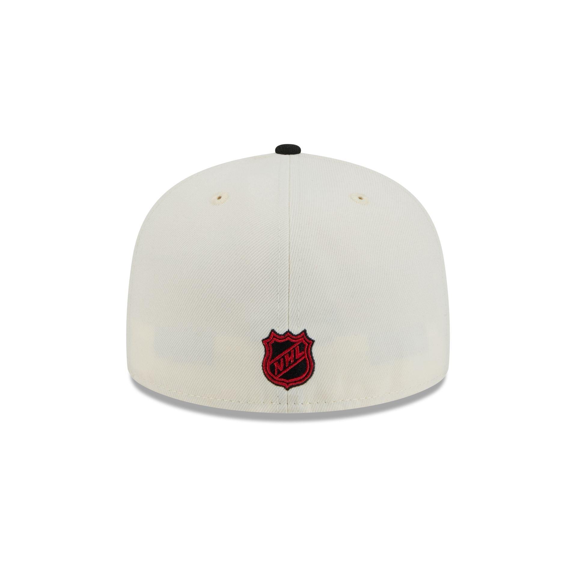 Chicago Blackhawks Chrome White 59FIFTY Fitted Hat Male Product Image