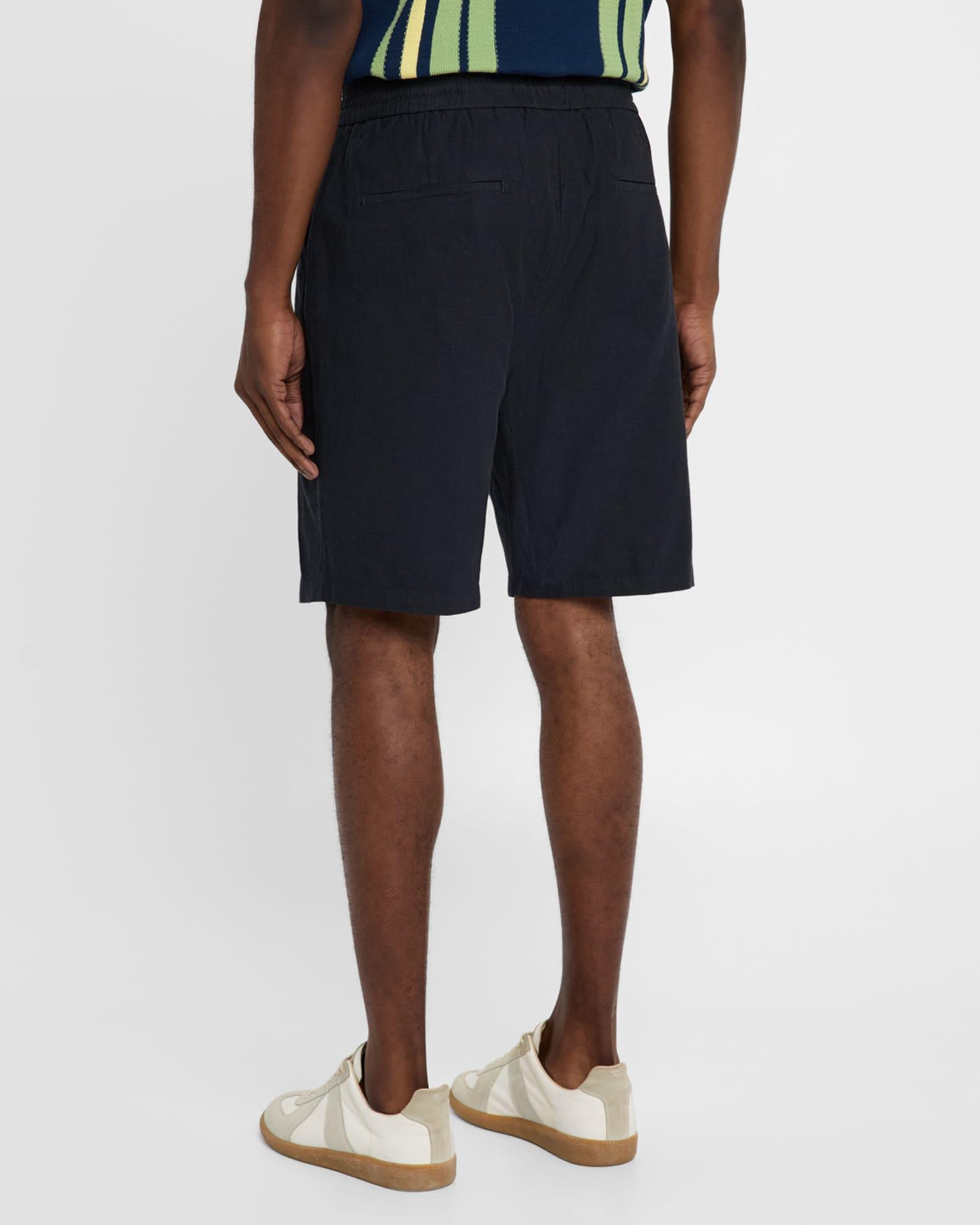Men's Cotton-Linen Twill Bermuda Shorts Product Image